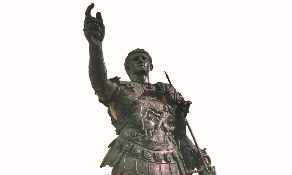 Statua bronze di Germanico Cesare nel Museo Archeologico di Amelia
