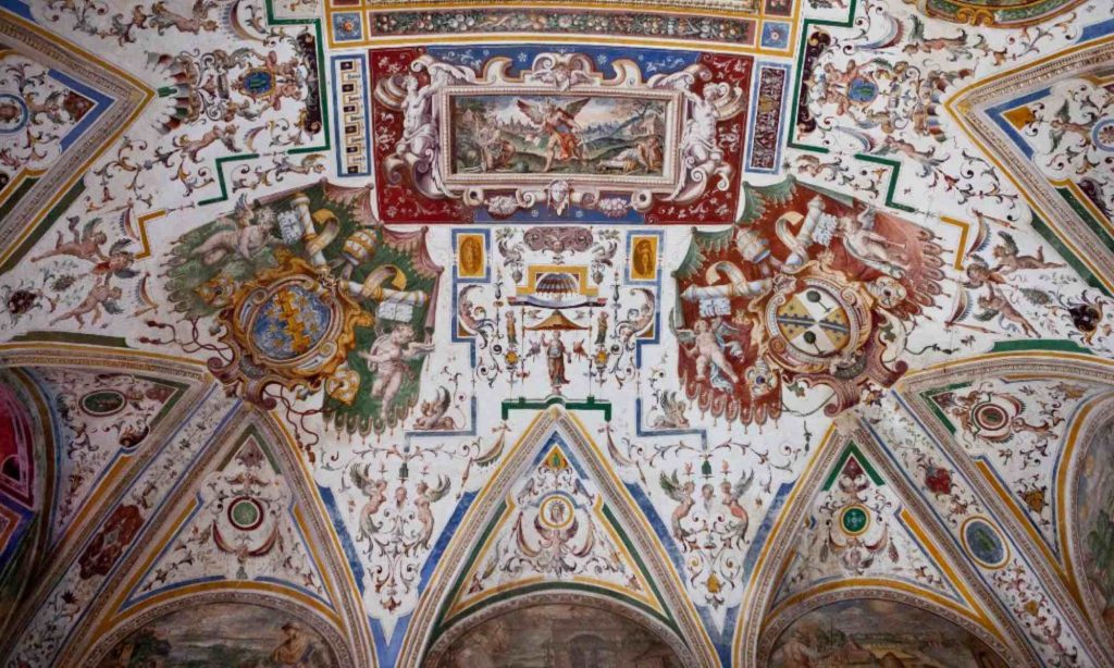 Affresco rinascimentale della Sala dello Zodiaco al Palazzo Petrignani di Amelia