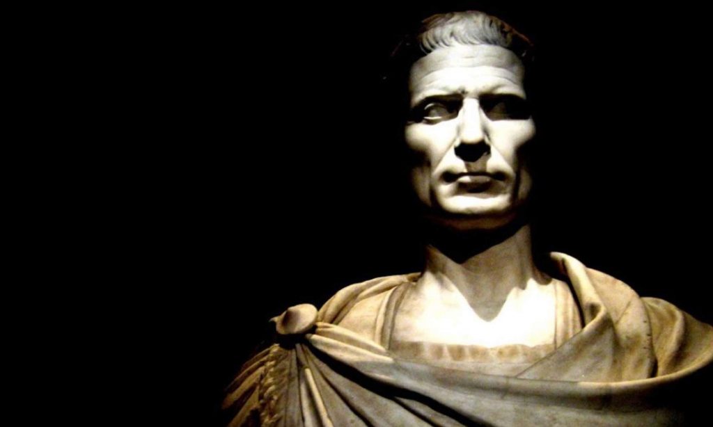 Busto marmoreo di Giulio Cesare