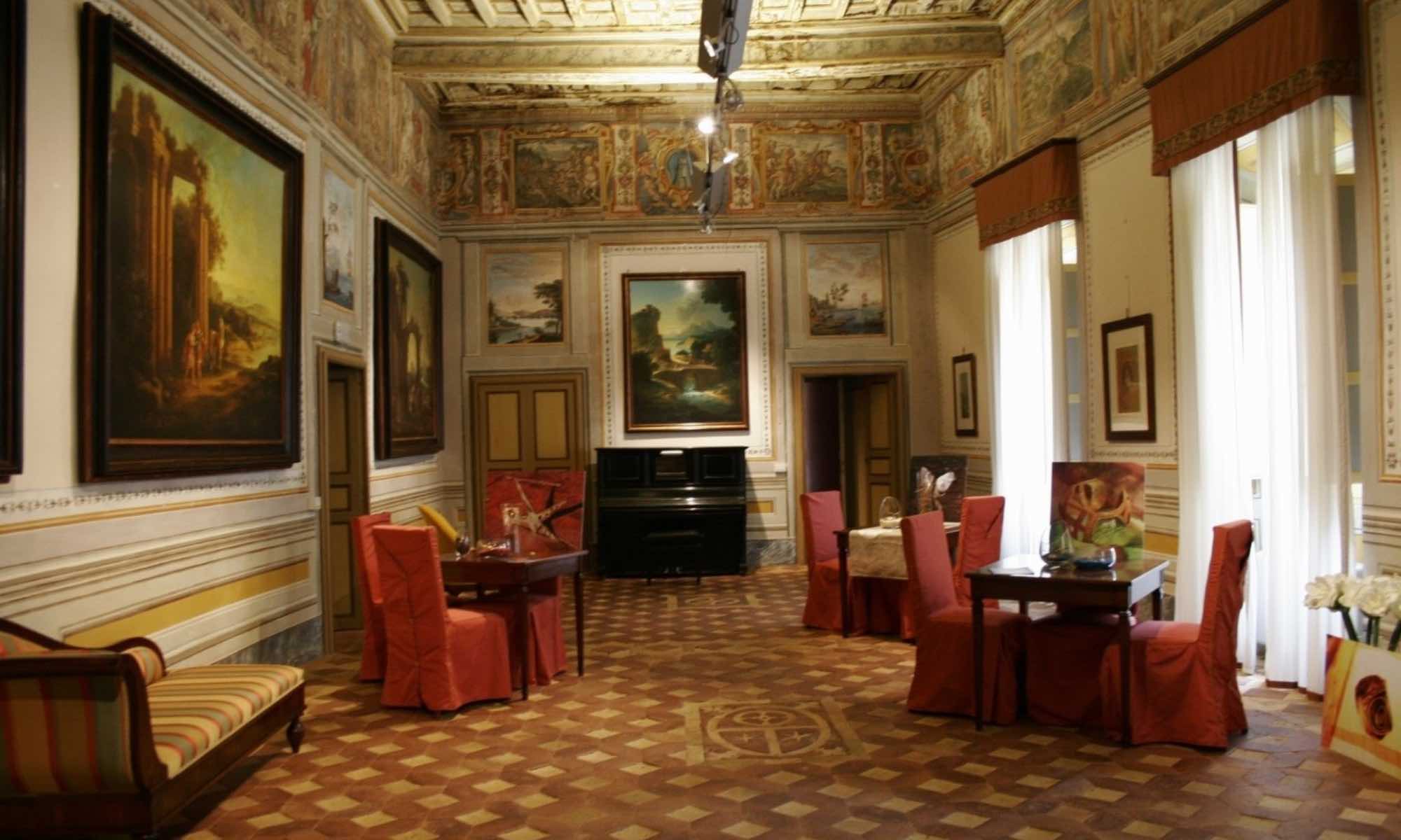 Stanza del palazzo rinascimentale Venturelli di Amelia