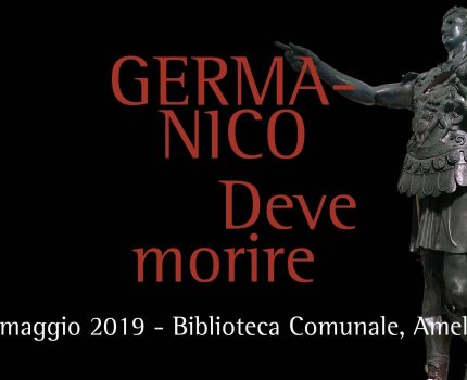 18 maggio – Presentazione del libro: Germanico deve morire