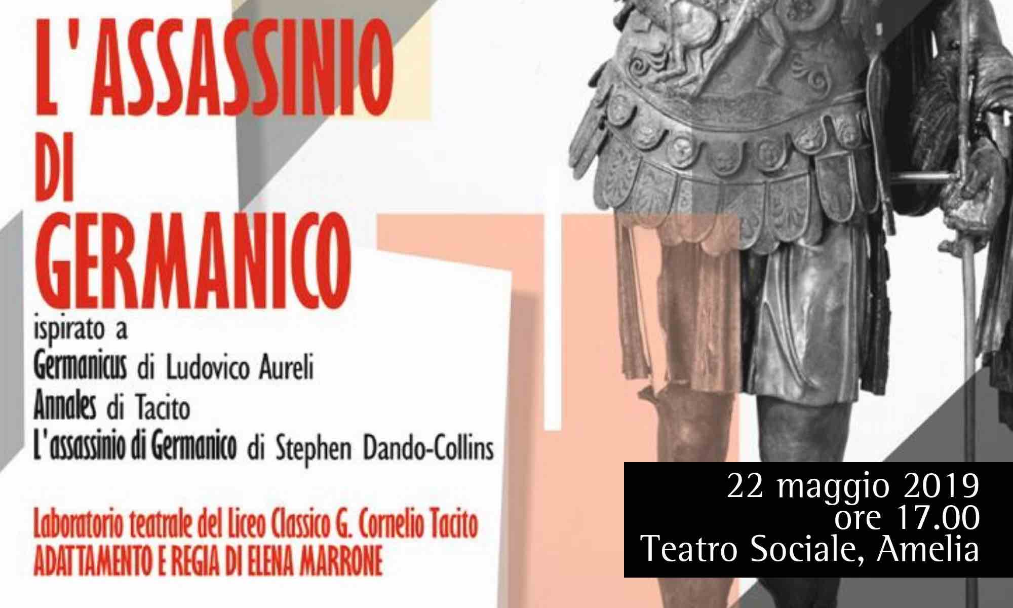 22 maggio – L’assassinio di Germanico, laboratorio teatrale