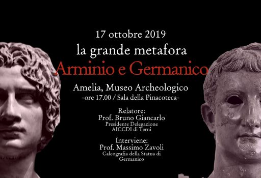 Locandina evento Arminio e Germanico