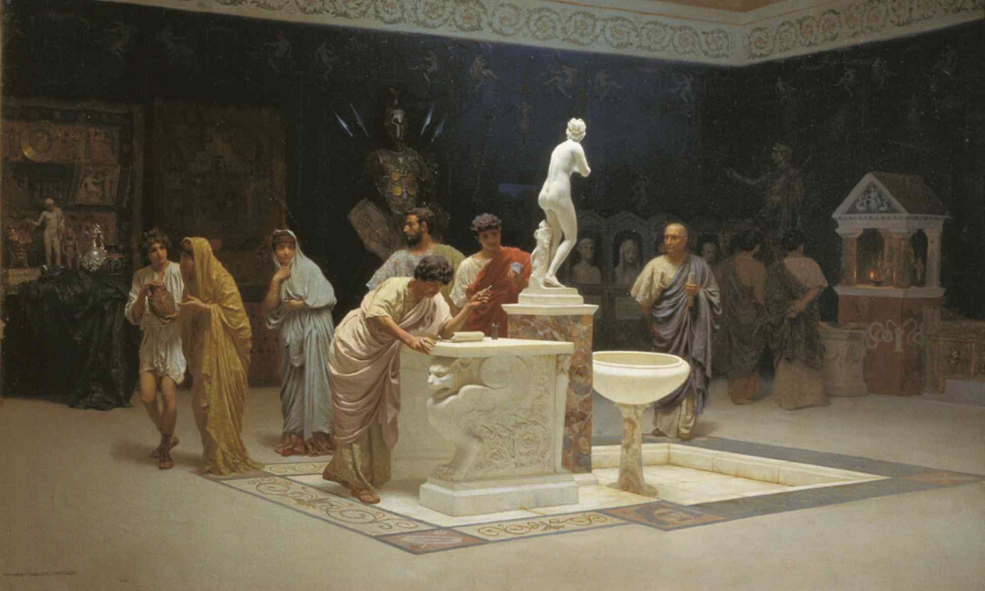 Dipinto di Stefan Bakałowicz del 1890, Circolo di Mecenate